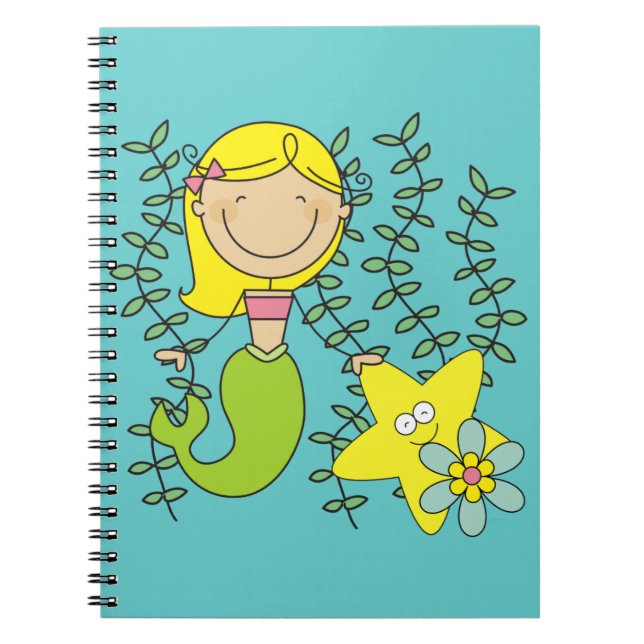 Blond Mermaid Notebook (Front)