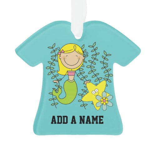 Blond Mermaid Ornament