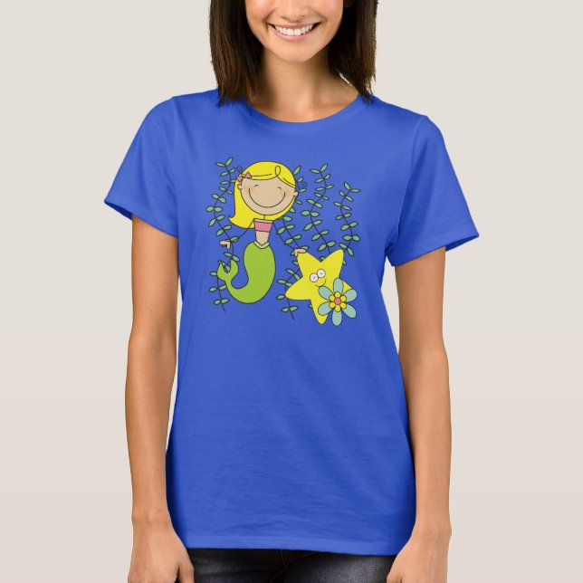 Blond Mermaid T-Shirt (Front)