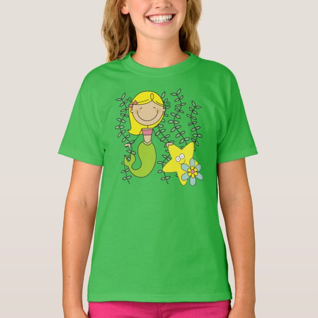 Blond Mermaid T-Shirt (Front)