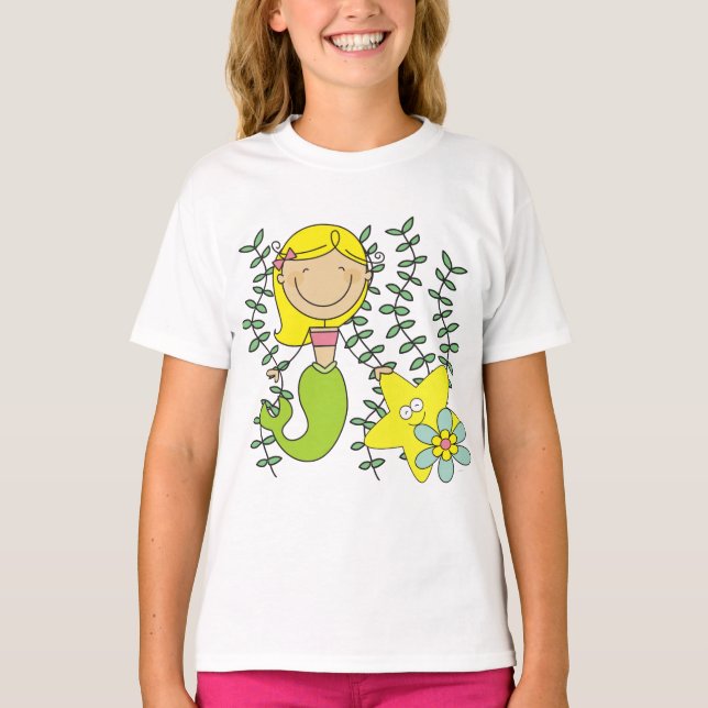 Blond Mermaid T-Shirt (Front)