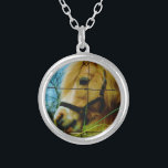 Blond Miniature Pony / Horse Blue Sky Silver Plated Necklace<br><div class="desc">Blond Miniature Pony / Horse Blue Sky Photo by Sandy Closs "gifts for horse lovers ""i love horses""horse wallet""brown horse""horse, horses, "horse gifts""farm animals ,  pony ,  ponies""horse lover""horse lovers"</div>