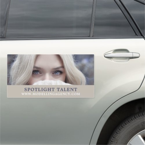 Blond Model Modeling Agency Model Agent Car Magnet