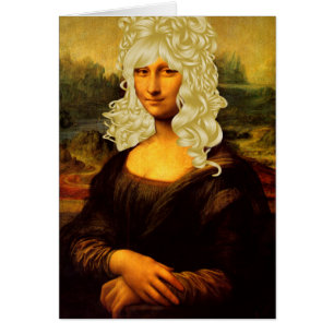 Blond Mona Lisa Cards