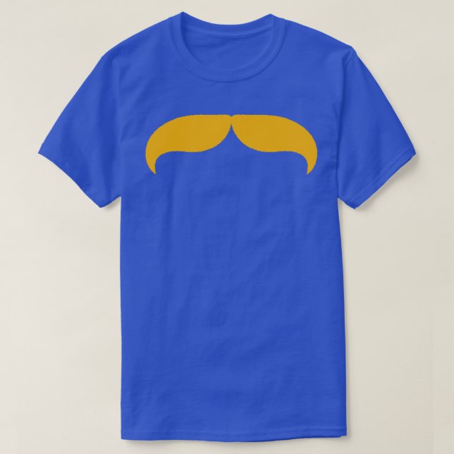 Blond Mustache T-Shirt (Design Front)