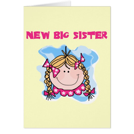 Blond New Big Sister Tshirts and Gifts (Front)