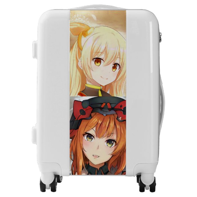 Blond red hair anime girls green amber eyes bag  (Front)
