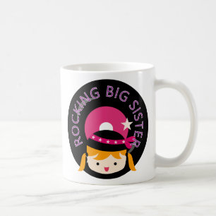 Blond Rocking Big Sister Coffee Mug