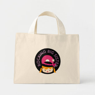 Blond Rocking Big Sister Mini Tote Bag