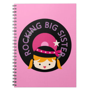 Blond Rocking Big Sister Notebook