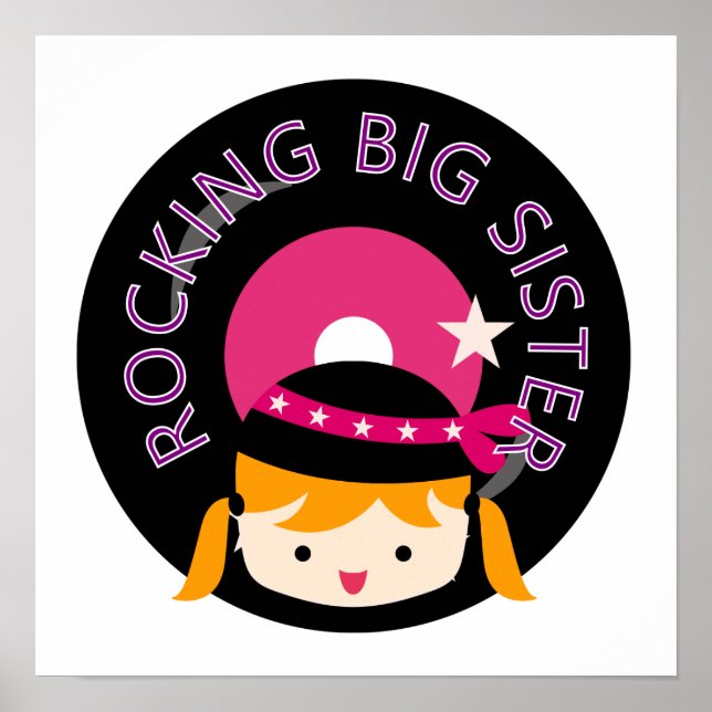 Blond Rocking Big Sister Poster (Front)