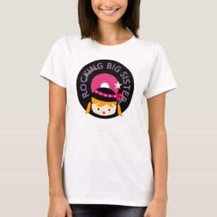 Blond Rocking Big Sister T-Shirt