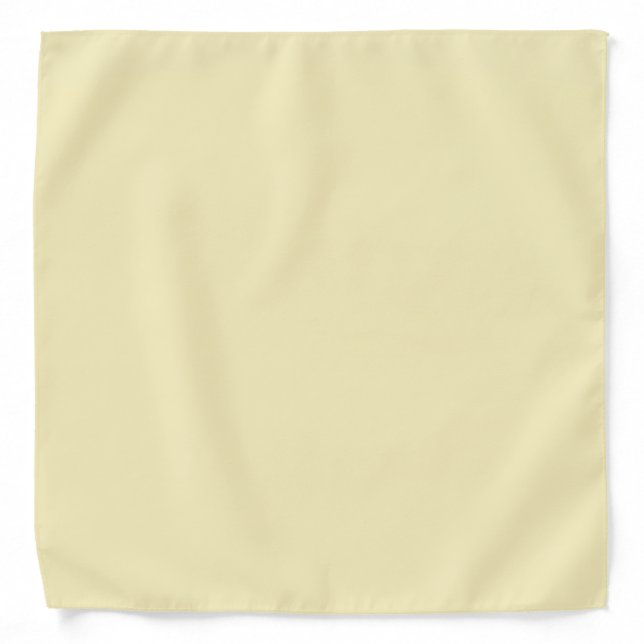 Blond Solid Color Bandana (Front)