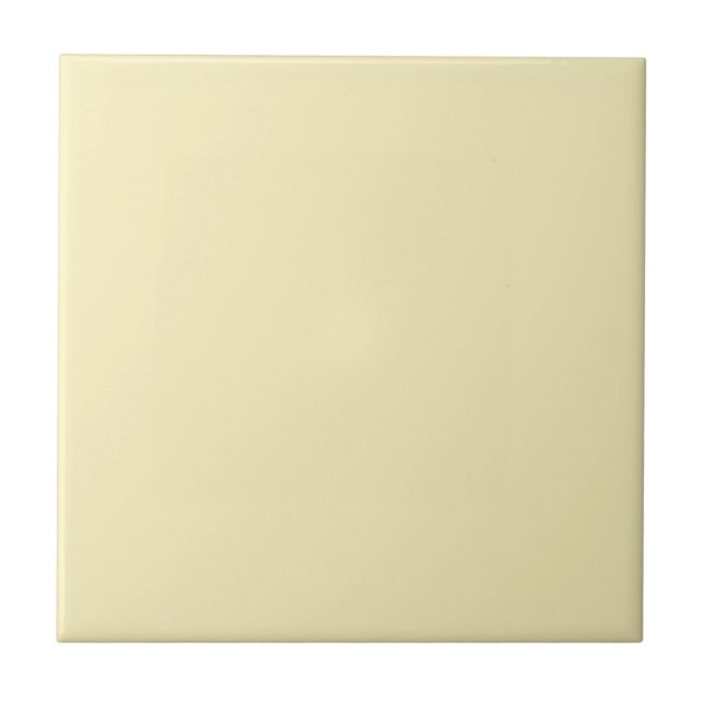 Blond Solid Color Ceramic Tile (Front)