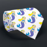 Blond Swimming Mermaid Girl Purple Tail Ocean Sea Neck Tie<br><div class="desc">Design features an original marker illustration of a swimming blond mermaid girl,  with a bright blue outfit and purple tail

Don't see what you're looking for? Need help with customization? Contact Rebecca to have something designed just for you.</div>