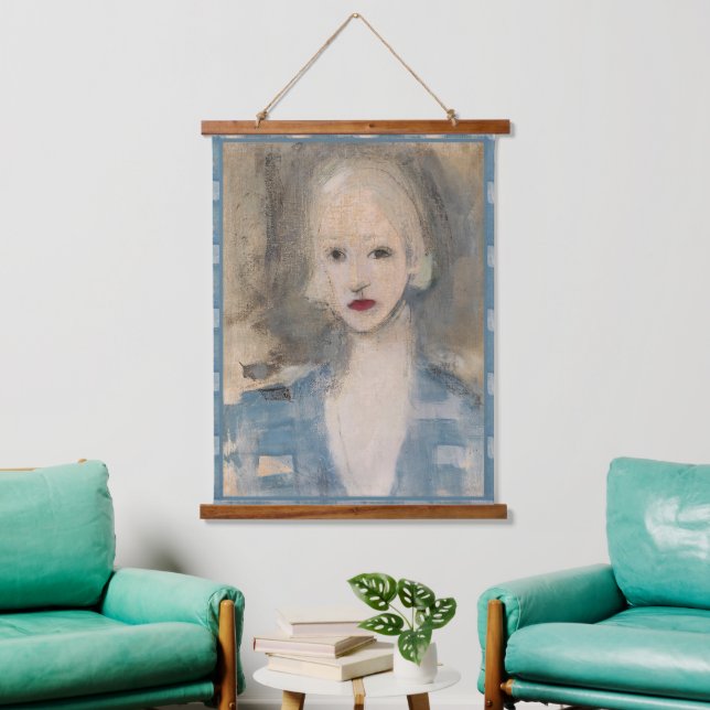 Blond Woman, Helene Schjerfbeck Hanging Tapestry (Living Room)