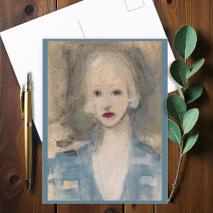 Blond Woman, Helene Schjerfbeck Postcard