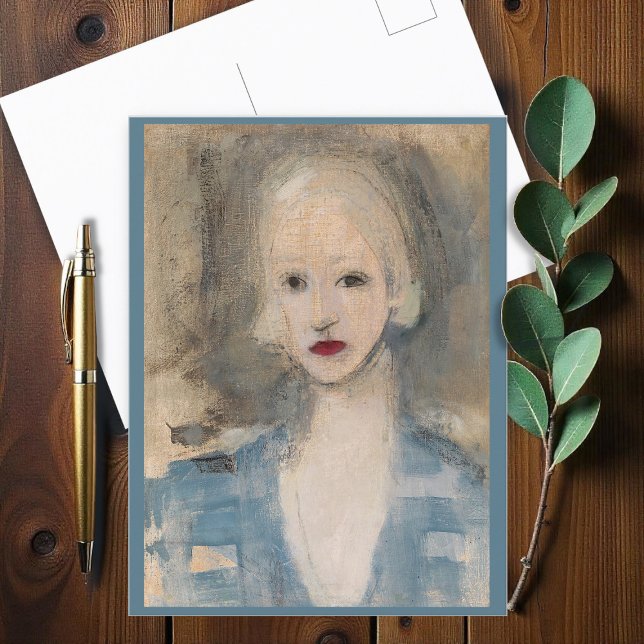 Blond Woman, Helene Schjerfbeck Postcard (Creator Uploaded)