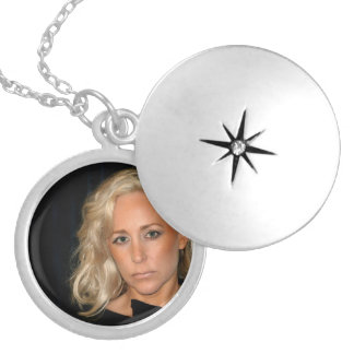 Blond Woman Locket Necklace