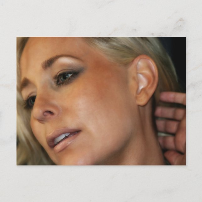 Blond Woman Postcard (Front)