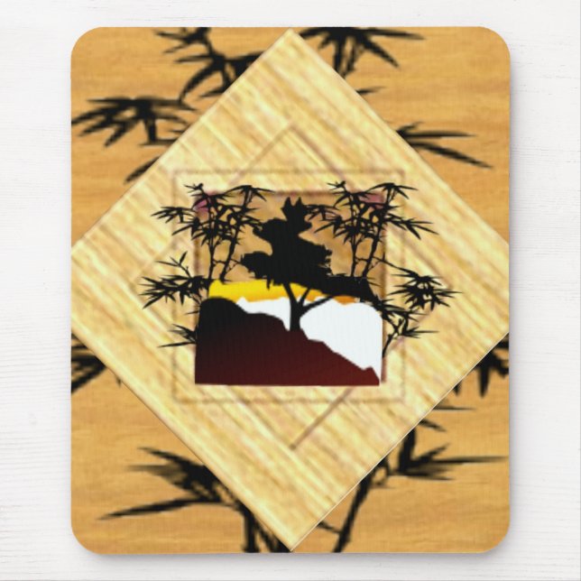 Blond Wood Mouse Pad (Front)