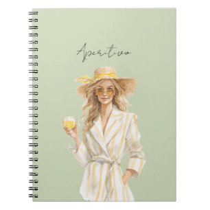 Blond Yellow Dress Aperitivo Notebook