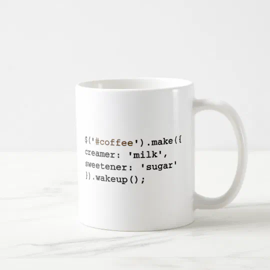 Blonde and Sweet JavaScript Coffee Code Coffee Mug