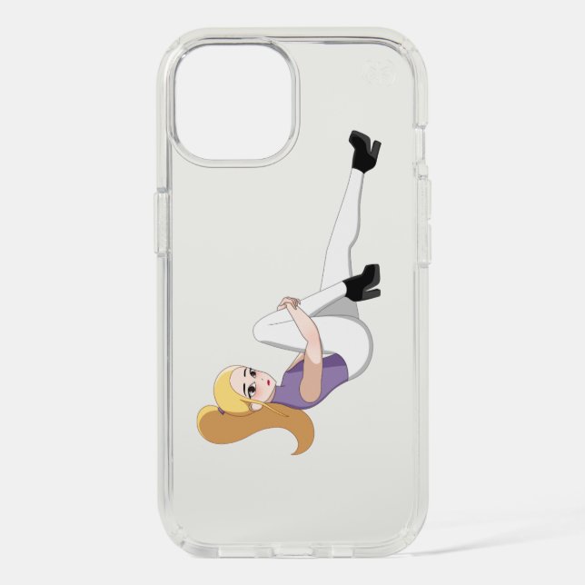 Blonde Anime Girl Speck iPhone Case (Front)