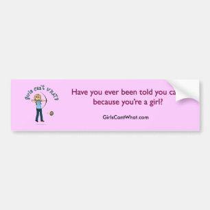 Blonde Archery in Blue Bumper Sticker
