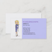 Blonde Avatar Business Card (Front/Back)