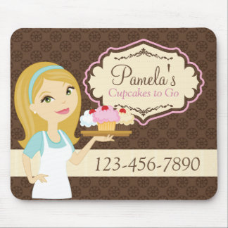 Blonde Baker Cupcake D12 Company Mousepad 3