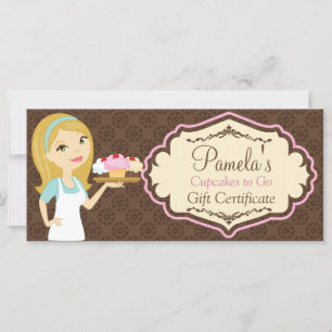 Blonde Baker Cupcake D12 Gift Certificate 3