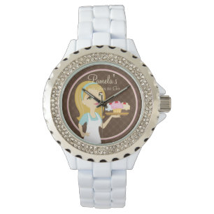 Blonde Baker Cupcake D12 Promotional Watch 3
