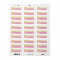 Blonde Baker Cupcake D12 Return Address Labels 2