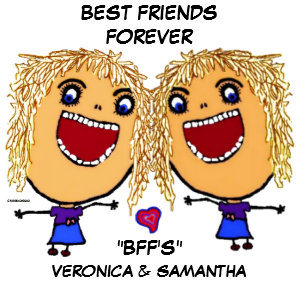 cartoon best friends necklaces