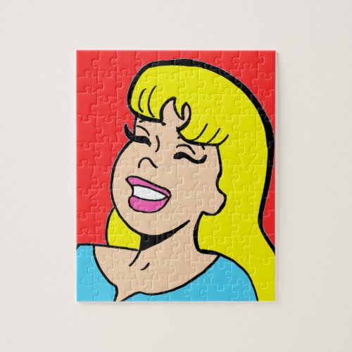 Blonde Bombshell Comic Strip Puzzle