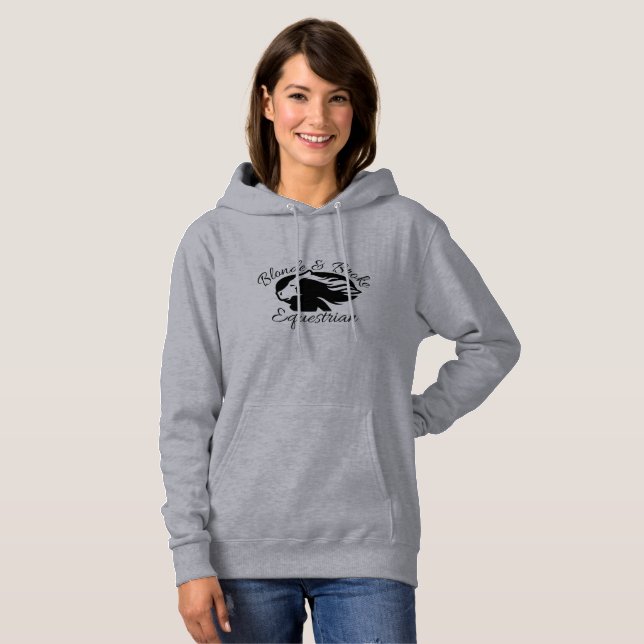 Blonde & Broke - Hoodie - Black Logo (Front Only) (Front Full)