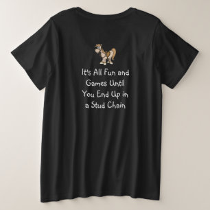 Blonde & Broke - Humor - White Logo - Plus Size T-Shirt