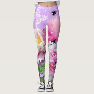 Blonde & Broke - Patterned Leggings - Black Logo