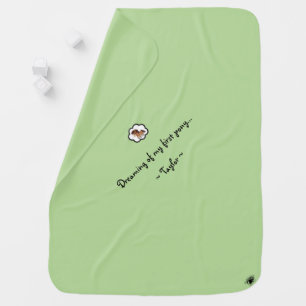Blonde & Broke - "Personalize This" Baby Blanket
