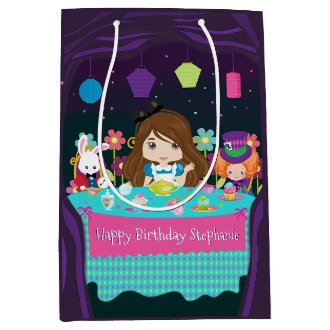 Blonde Brunette - Tea Party Medium Gift Bag (Front)