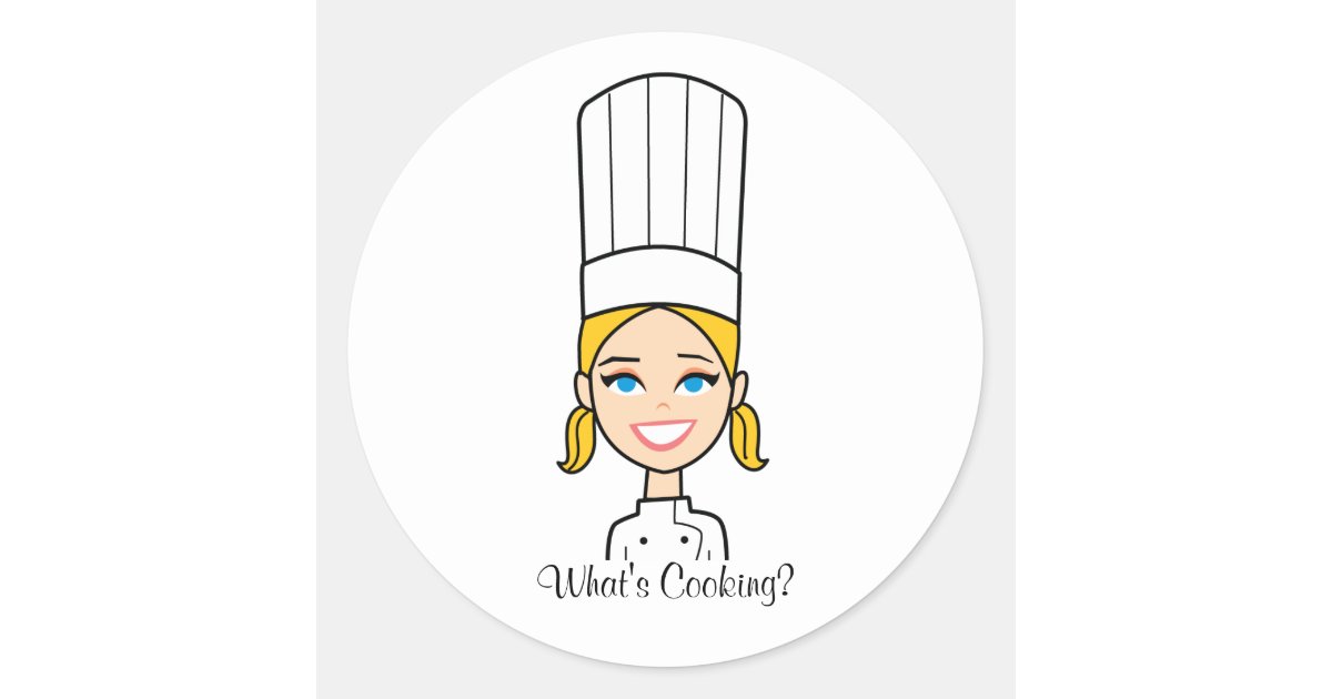 female chef cartoon