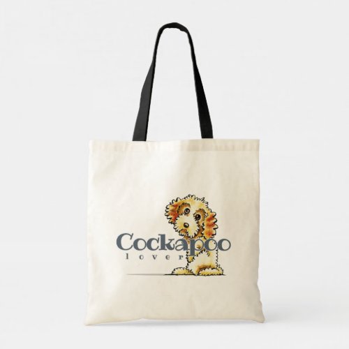 Blonde Cockapoo Lover Large Tote Bag