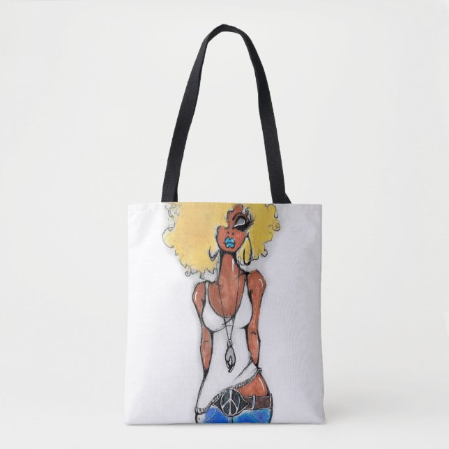 BLONDE Crab CANCER Tote (Front)