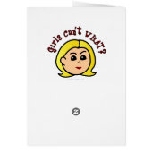 Blonde CSI Girl Cards (Back)