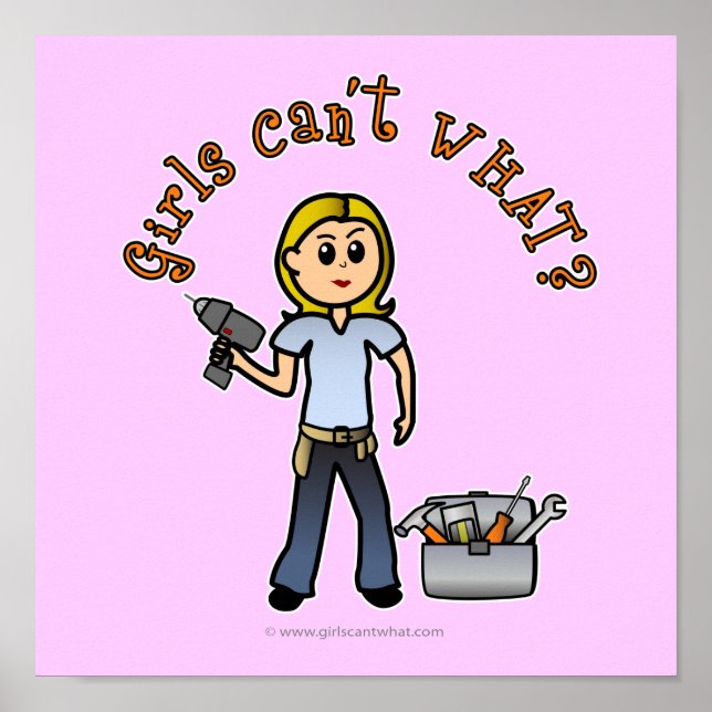 Blonde Do-It-Yourself Diva Poster (Front)