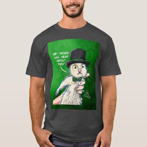 Blonde Ferret Boy Graphic  T_Shirt