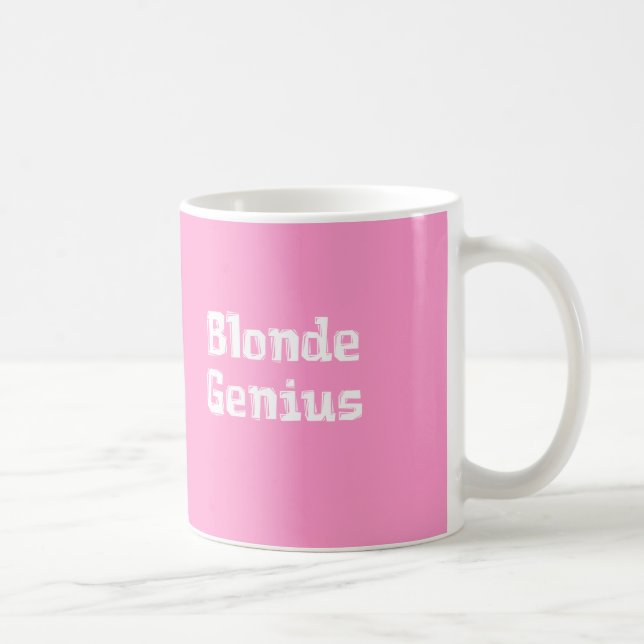 Blonde Genius Gifts Coffee Mug (Right)