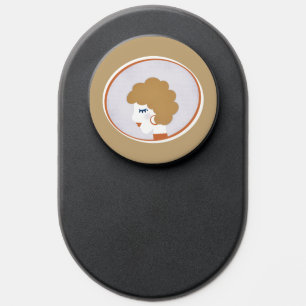 Blonde Girl in the Mirror PopSocket
