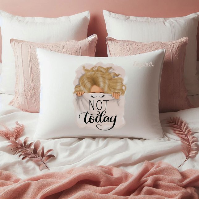 Blonde Girl Power Sleepy Young Blonde Woman Pillow Case (Blonde Girl Power Sleepy Young Blonde Woman Pillow Case)